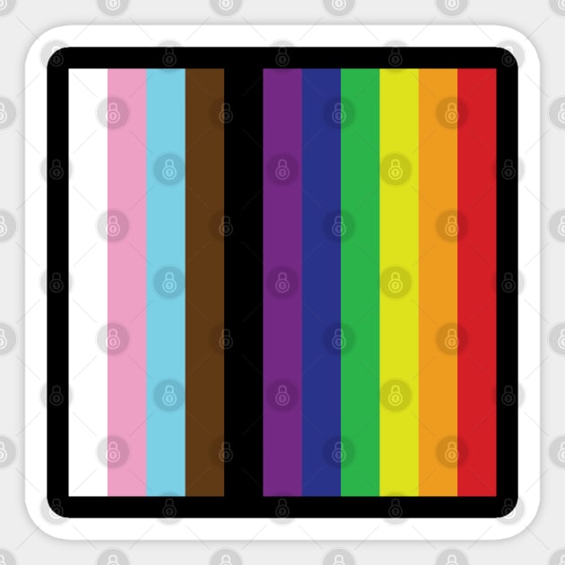 Rainbow stripes Sticker by AliciaZwart